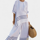 Cláudia | Patogus Daisy kombinéza s širokými pruhmi