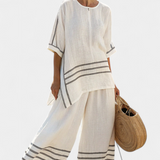 Cláudia | Patogus Daisy kombinéza s širokými pruhmi