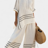 Cláudia | Patogus Daisy kombinéza s širokými pruhmi
