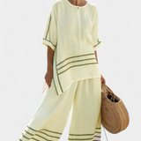 Cláudia | Patogus Daisy kombinéza s širokými pruhmi